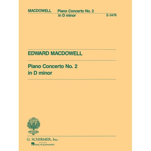 MaCDowell - Piano Concerto N0 2 D Minor 2P4H (Softcover Book)