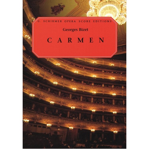 BIZET - CARMEN VOCAL SCORE FRENCH/ENGLISH 400 PAGES