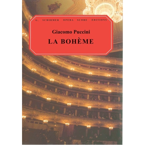 Puccini La Boheme Vocal Score Italian/English 304 Pages G. Schirmer