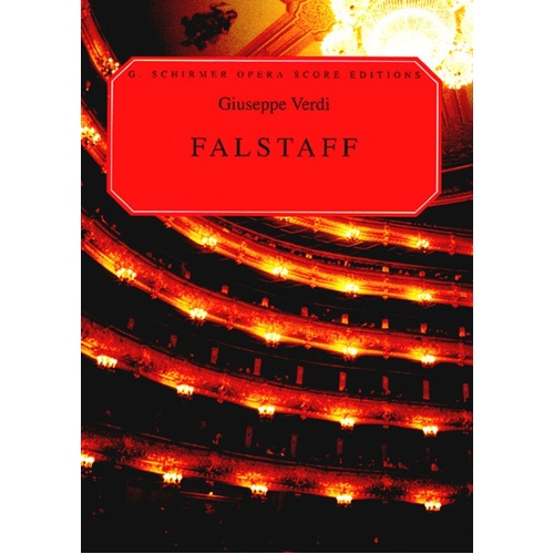 Schirmer - Verdi - Falstaff Vocal Score