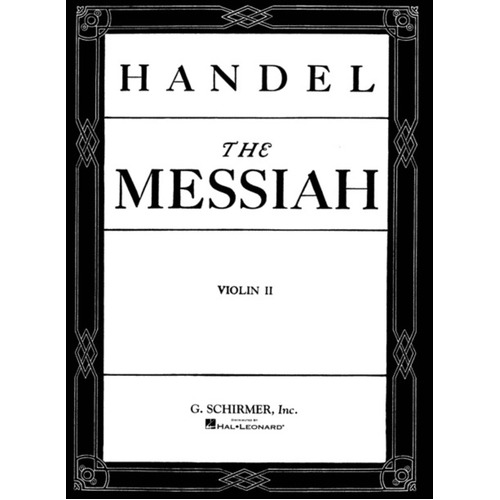 Messiah Oratorio 1741 Violin 2 Part 