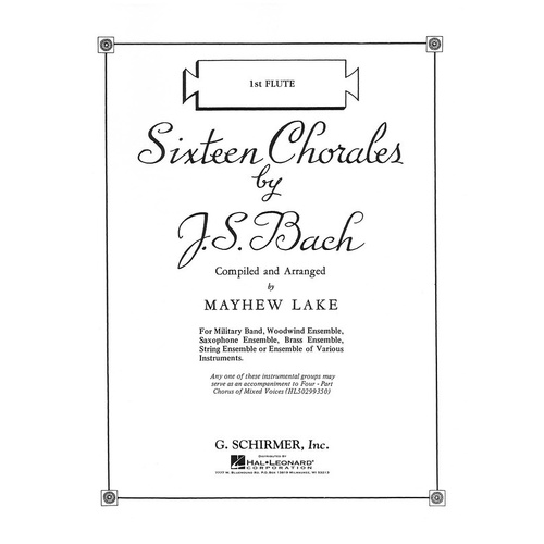 Bach - 16 Chorales Trumpet 3 Part (Softcover Book)