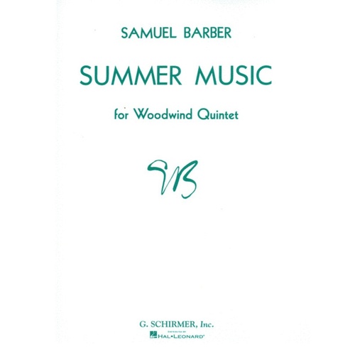 Barber Summer Music Woodwind Quintet 