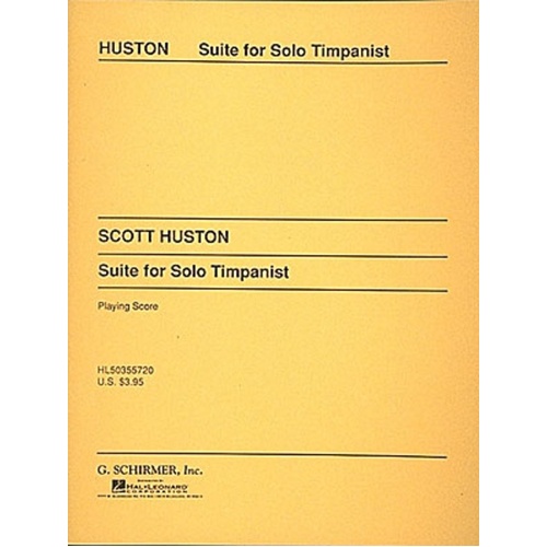 Huston Suite Solo Timpanist 