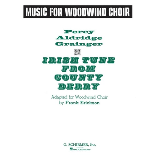 Schirmer - Irish Tune From County Derry Woodwind Choir Score/Parts