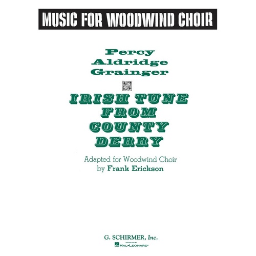 Schirmer - Irish Tune From County Derry Woodwind Choir Score