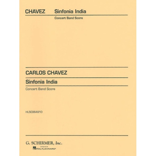 Chavez - Sinfonia India Cb Full Score Score