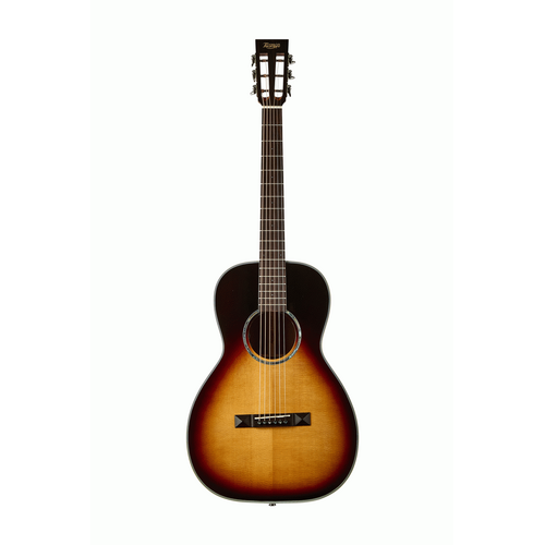 Tasman TA100P-E Parlour Acoustic Electric With Hard Case