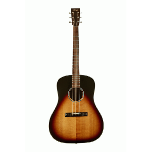 Tasman TA200D-E Drop Shoulder Dreadnought Acoustic Electric With Premium Hard Case