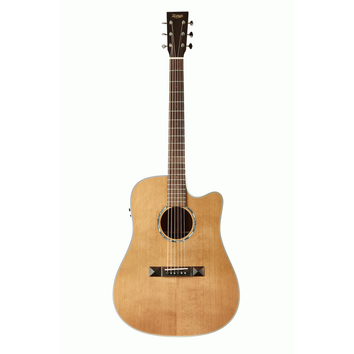 Tasman TA100-CE Dreadnought Cutaway Acoustic Electric With Hard Case
