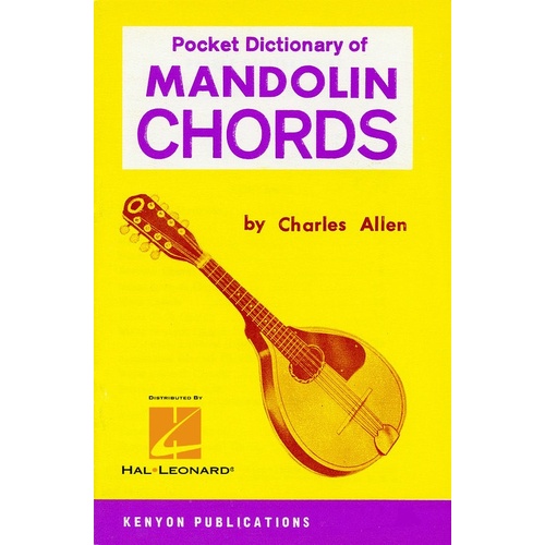 Pocket Dictionary Of Mandolin Chords 
