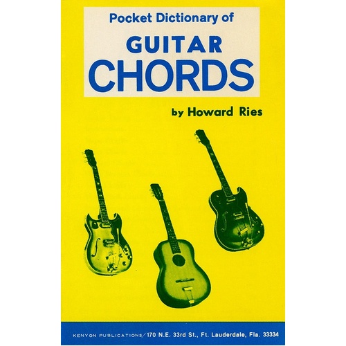 Pocket Dictionary Of Guitar Chords 