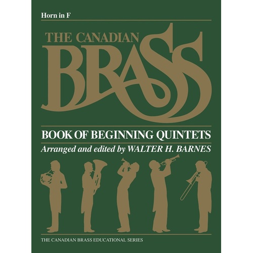 Canadian Brass Begin Quintets French Horn (Softcover Book)