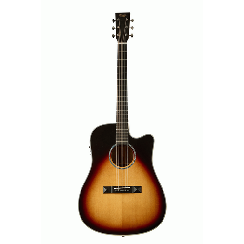 Tasman TA300-CE Dreadnought Cutaway Acoustic Electric With Premium Hard Case