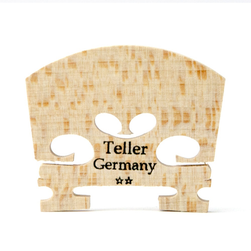 Violin Bridge Teller Germany Uncut 1/4 - Unfitted, Requires Shaping and Fitting by Luthier