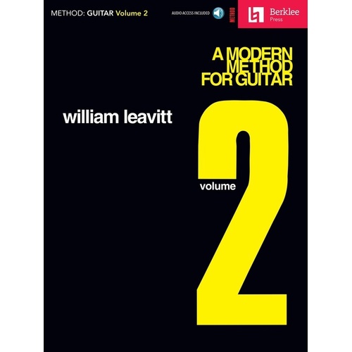 A Modern Method for Guitar Volume 2 Book by William Leavitt