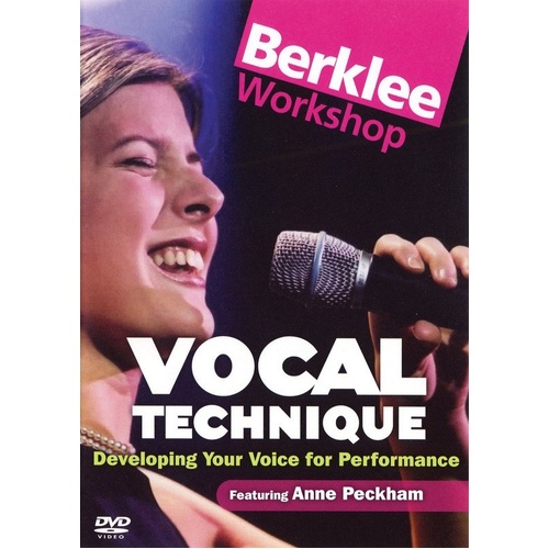 Vocal Technique Berklee Workshop DVD - Developing Your Voice for Performance