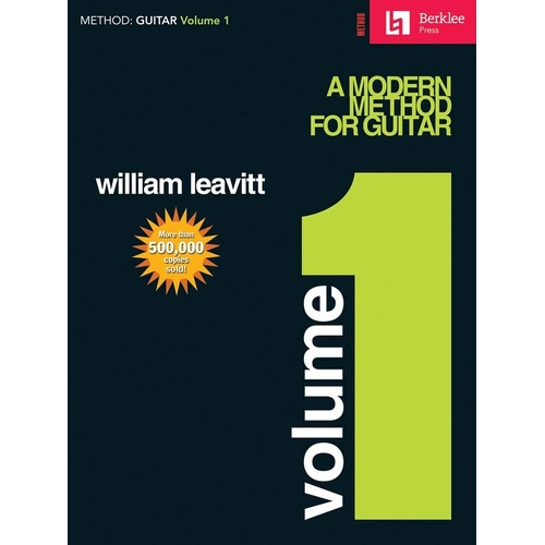 A Modern Method for Guitar - Volume 1 by Berklee Press, 128 Pages