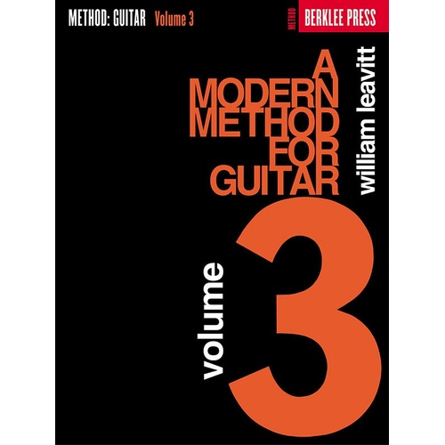 Modern Method For Guitar Vol 3 (Softcover Book)