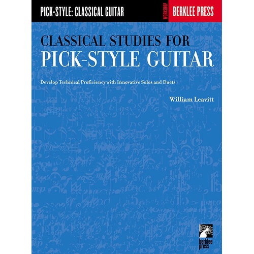 Classical Studies For Pick Style Guitar V1 (Softcover Book)