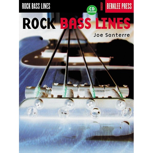 Rock Bass Lines Book/CD (Softcover Book/CD)