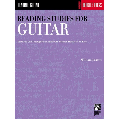 Reading Studies For Guitar (Softcover Book)