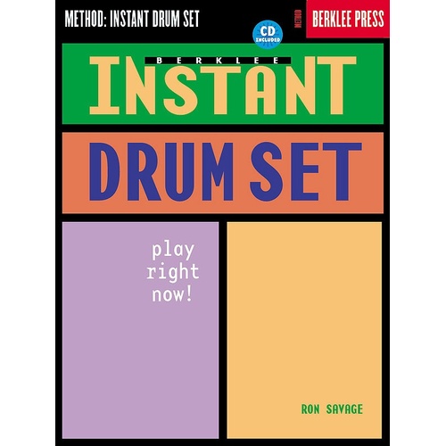 Berklee Method Instant Drum Set Book/CD (Softcover Book/CD)