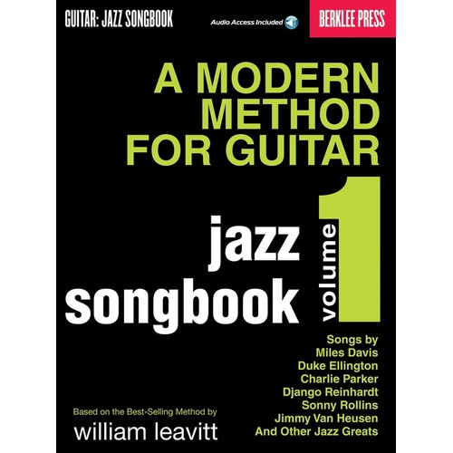 Modern Method Guitar Jazz SongBook/Online Audio (Softcover Book/Online Audio)