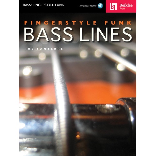 Fingerstyle Funk Bass Lines Book/CD (Softcover Book/CD)