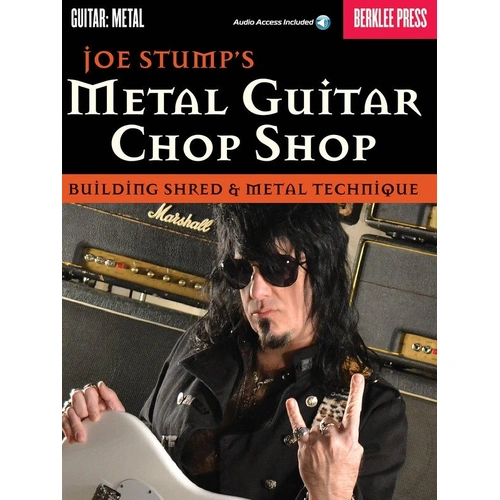 Metal Guitar Chop Shop by Joe Stump - Berklee Press, Guitar TAB, 96 Pages, Includes Audio Tracks for Practice