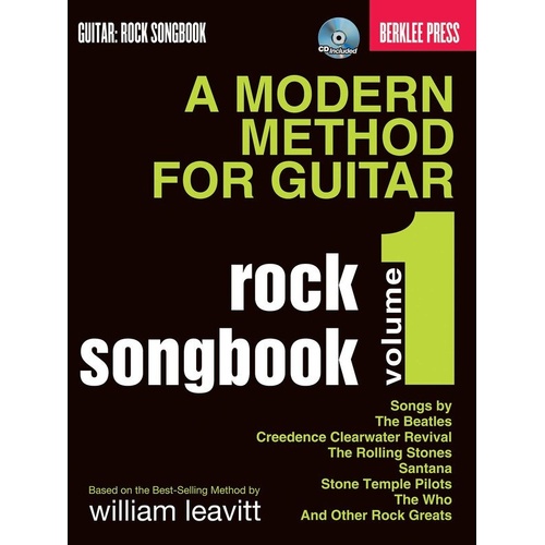 A Modern Method for Guitar Rock Songbook BK/CD