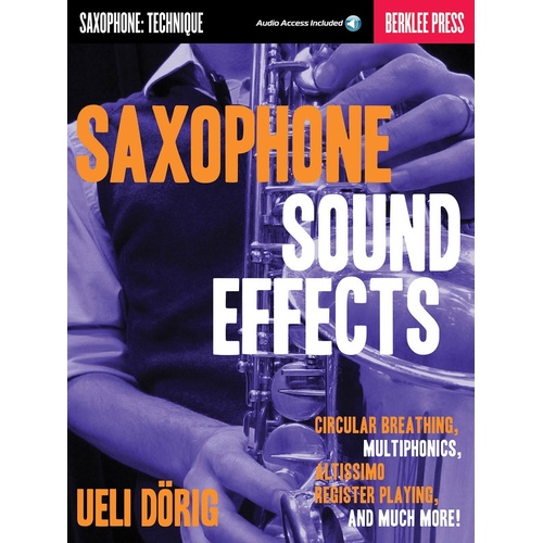 Saxophone Sound Effects Book/CD (Softcover Book/CD)