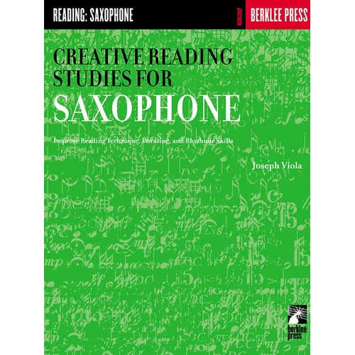 Creative Reading Studies For Sax (Softcover Book)