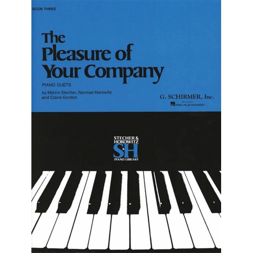 Pleasure Your Company Book.3 Piano Duets 