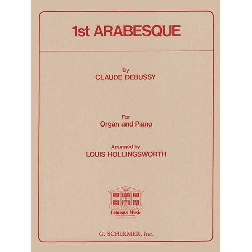 Debussy Arabesque N.1 Organ and Piano 