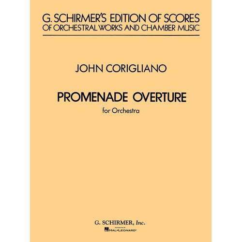 Schirmer - Corigliano - Promenade Overture Orchestra Full Score