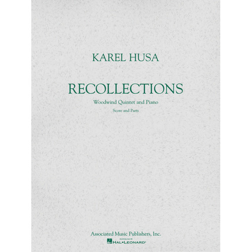 Husa - Recollections Woodwind Quintet/Piano Score/Parts