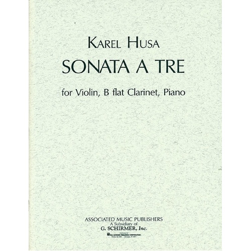 Husa - Sonata A Tre Violin/Clarinet/Piano