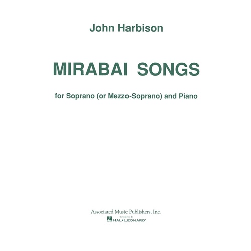 Harbison Mirabai Songs Voice and Piano 