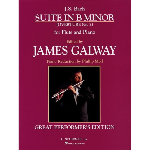 Bach - Suite In B Minor Flute/Piano Ed Galway (Softcover Book)