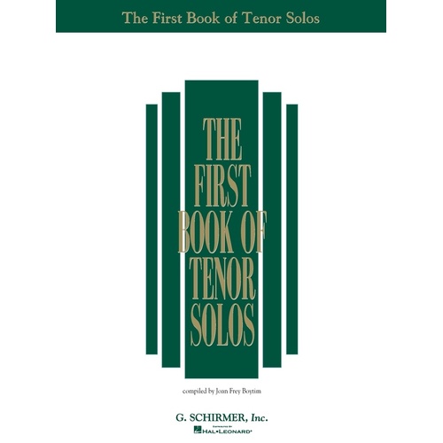 Schirmer - First Book Of Tenor Solos