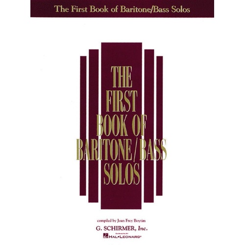 First Book Baritone/Bass Solos 