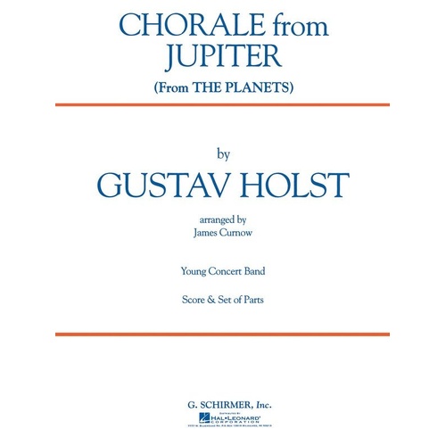 Chorale from Jupiter by Gustav Holst for Young Bands