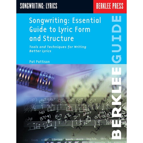 Songwriting Essential Guide To Lyric Form (Softcover Book)