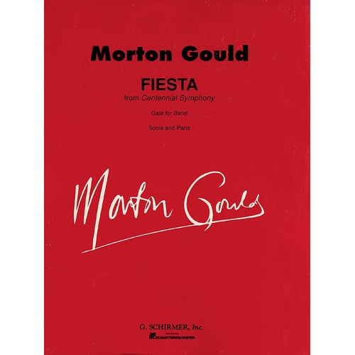 Schirmer - Fiesta From Centennial Symphony Concert Band 4-5 Score/Parts