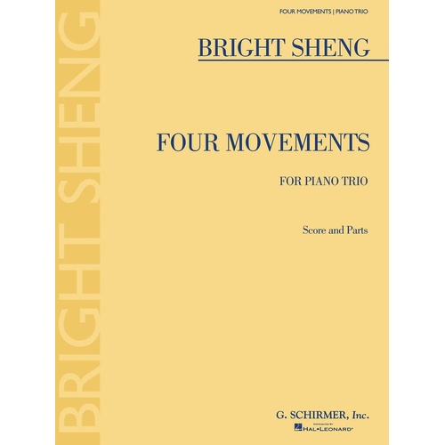 Sheng 4 Movements Piano Trio(Score/Parts) 