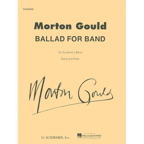 Ballad For Band Schrm (C/R)
