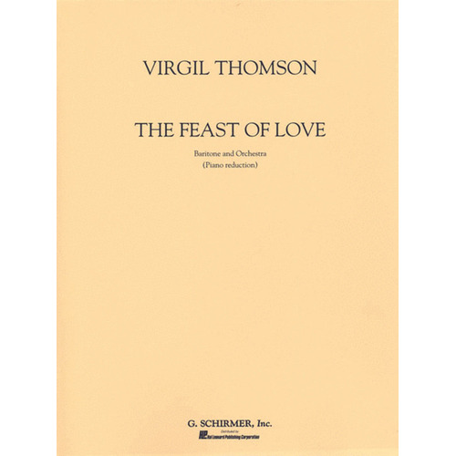 Thomson Feast Of Love Baritone/Piano 