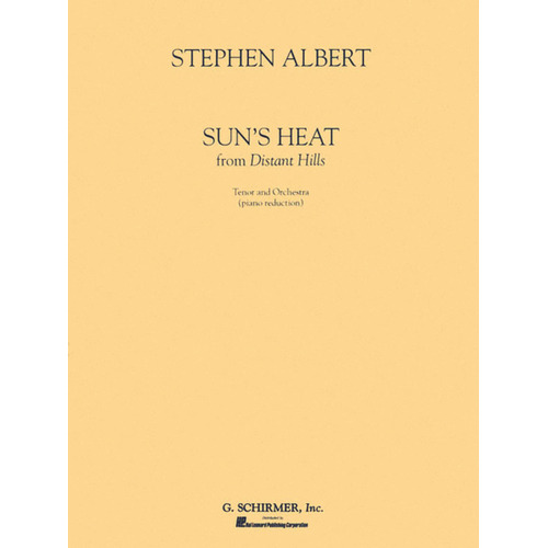 Schirmer - Albert - Suns Heat For Tenor/Piano