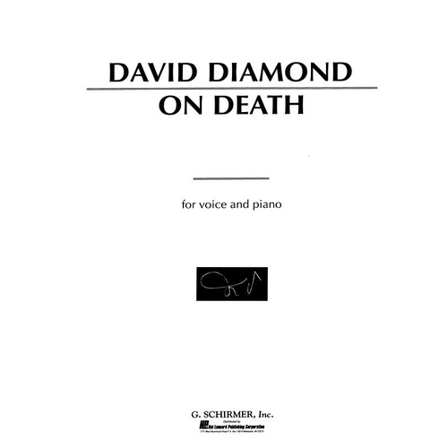 Diamond On Death Voice and Piano 